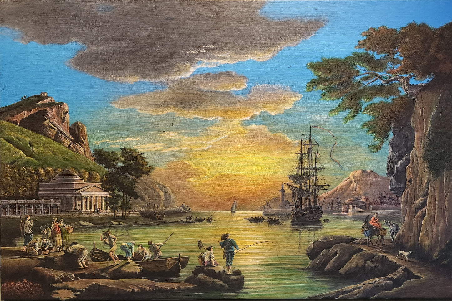 Calme - A Landscape at Sunset