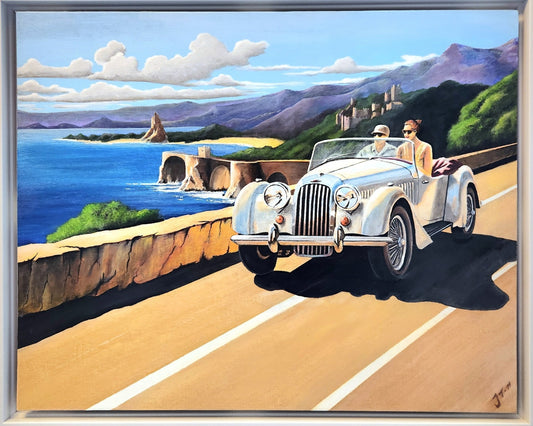 Two Seater Sport Car - Riviera Summer 1950s